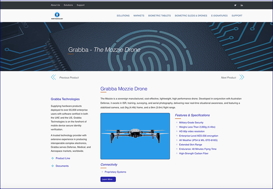 MetaDolce Website